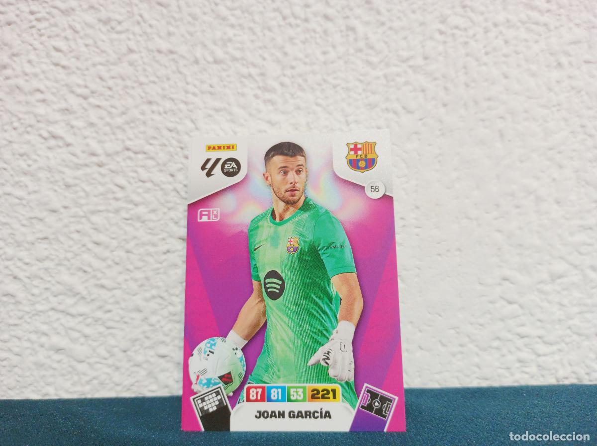 Coleccionismo Cromos antiguos: 56 JOAN GARCIA BASE FC BARCELONA PANINI ADRENALYN 25 26