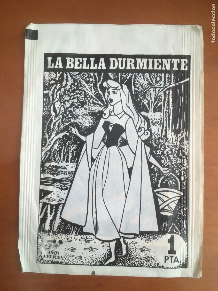 Coleccionismo Cromos antiguos: bella durmiente disney fher sobre cromos sin abrir cerrado