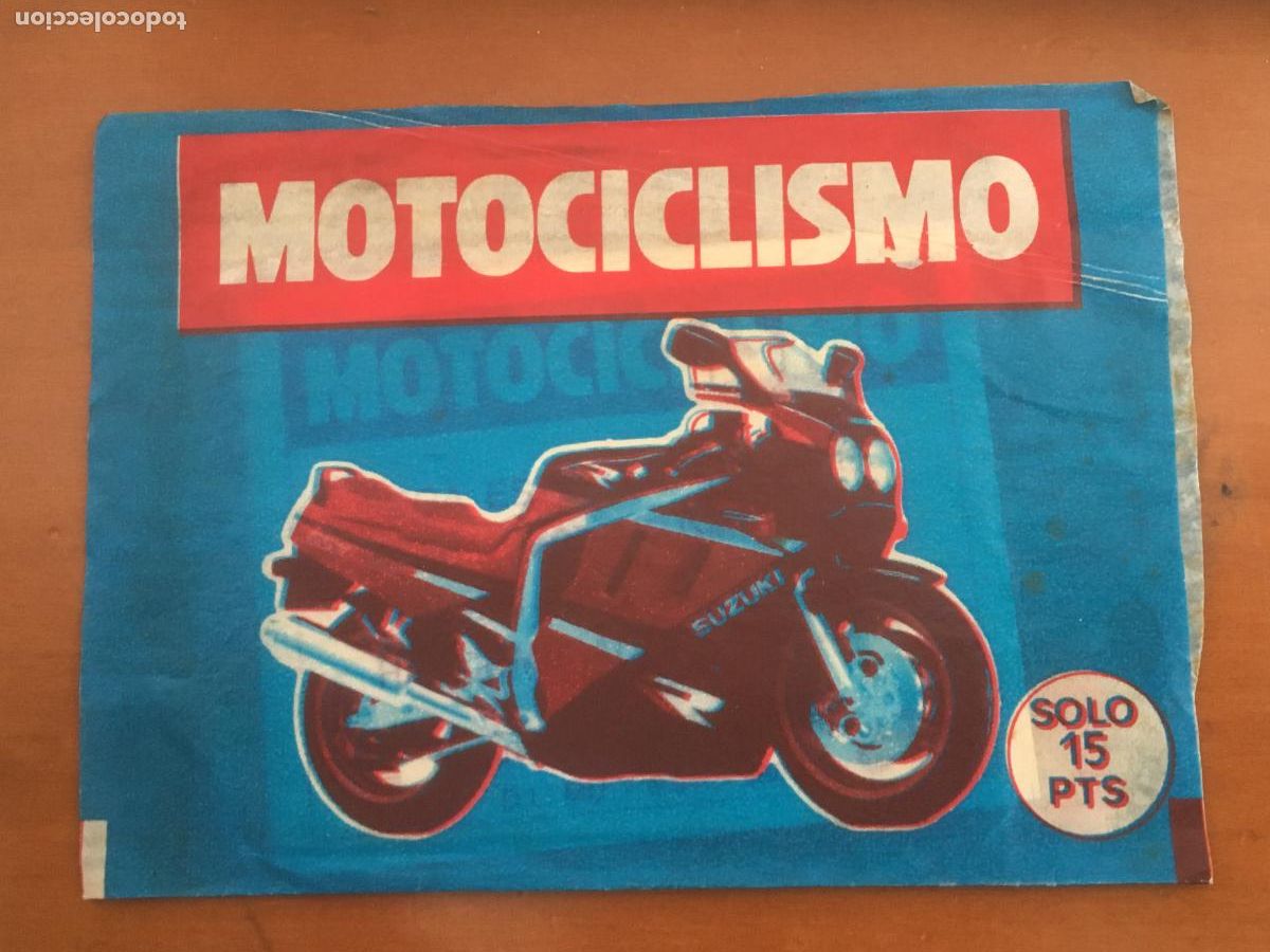 Coleccionismo Cromos antiguos: motociclismo sobre cromos sin abrir cerrado