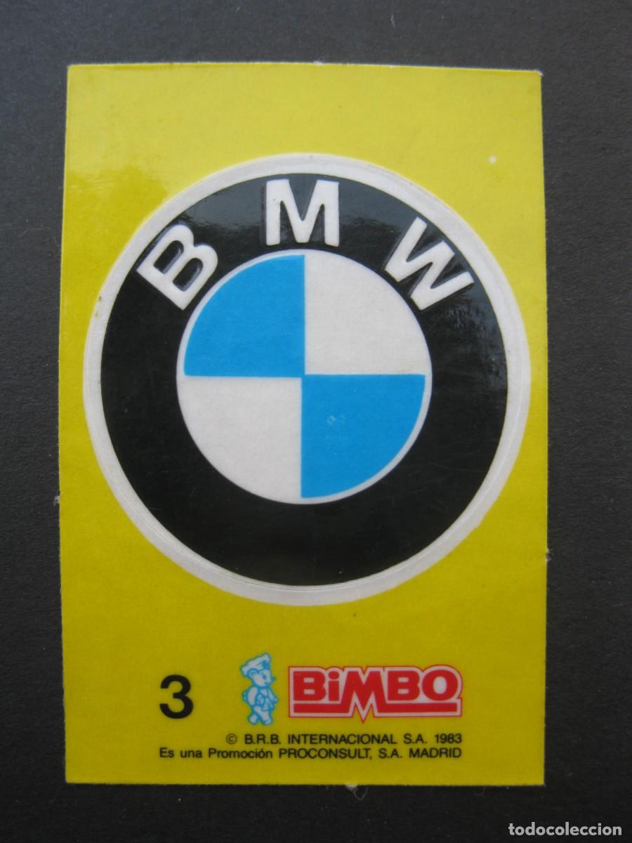 Coleccionismo Cromos antiguos: MARCAS DE COCHES - CROMO N&ordm; 3 - BMW - BIMBO - NUNCA PEGADO.
