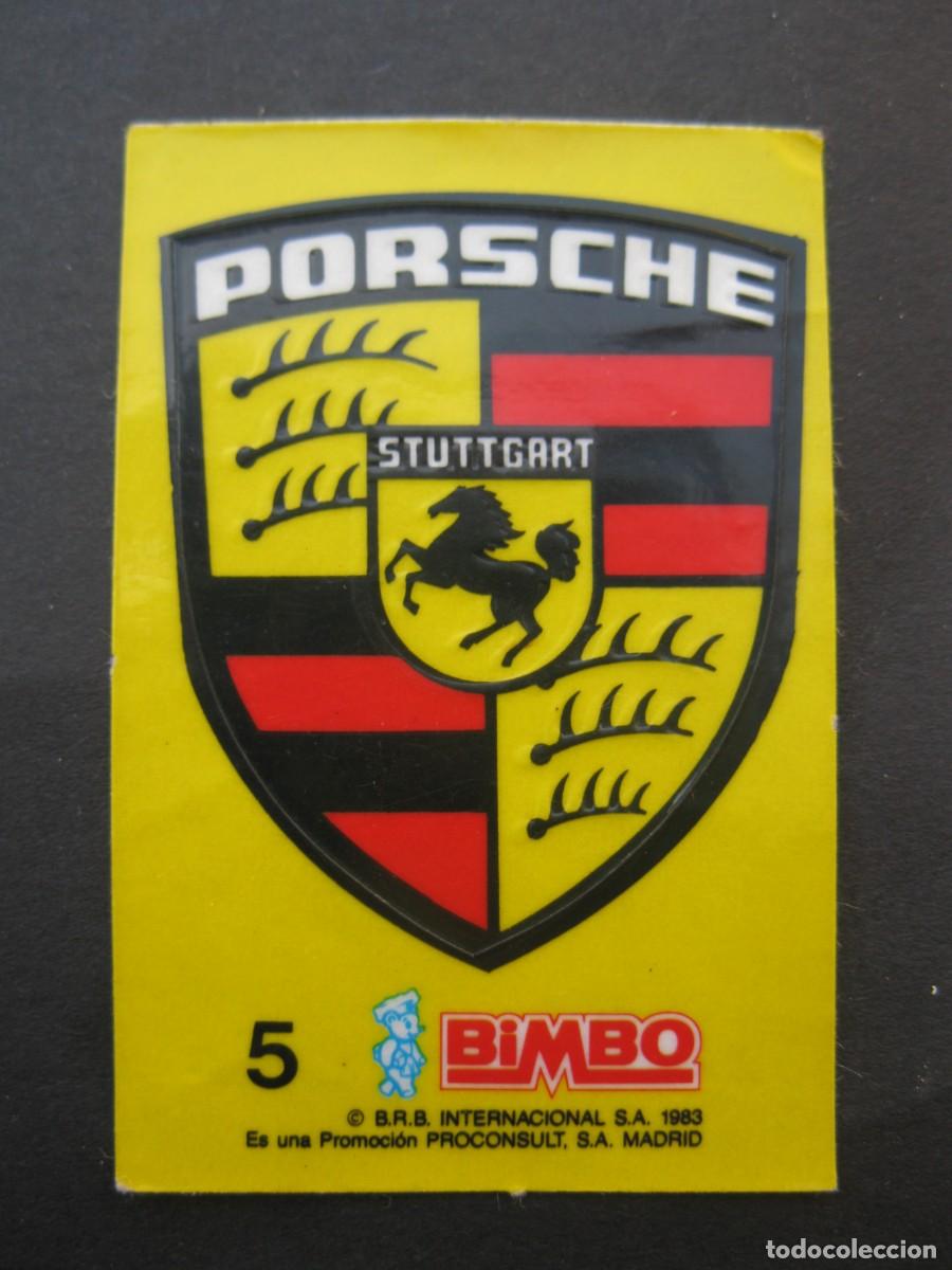 Coleccionismo Cromos antiguos: MARCAS DE COCHES - CROMO N&ordm; 5 - PORSCHE - BIMBO - NUNCA PEGADO.