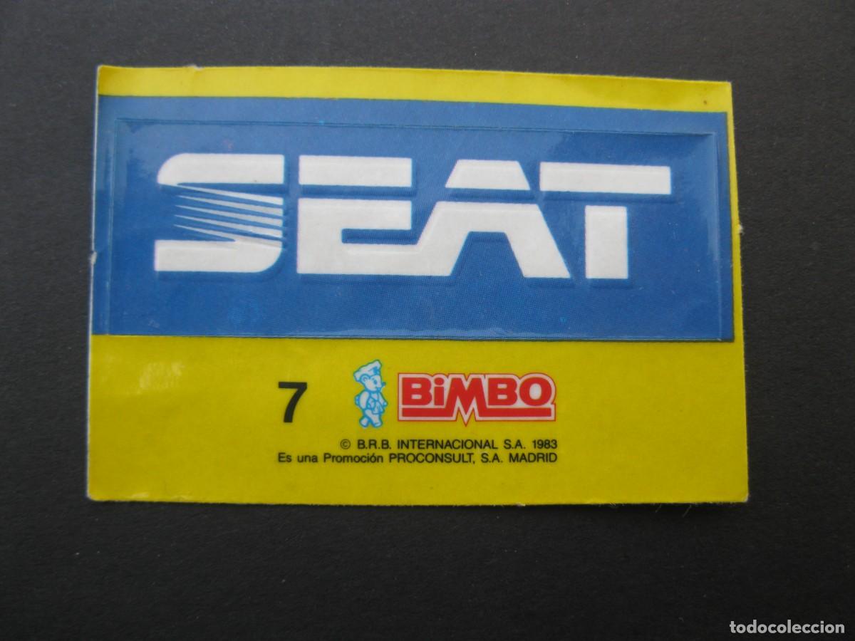 Coleccionismo Cromos antiguos: MARCAS DE COCHES - CROMO N&ordm; 7 - SEAT - BIMBO - NUNCA PEGADO.