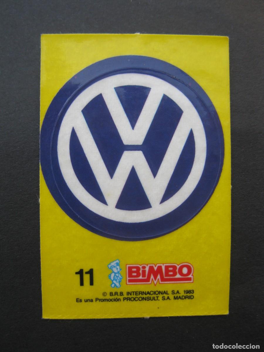 Coleccionismo Cromos antiguos: MARCAS DE COCHES - CROMO N&ordm; 11 - VOLKSWAGEN - BIMBO - NUNCA PEGADO.