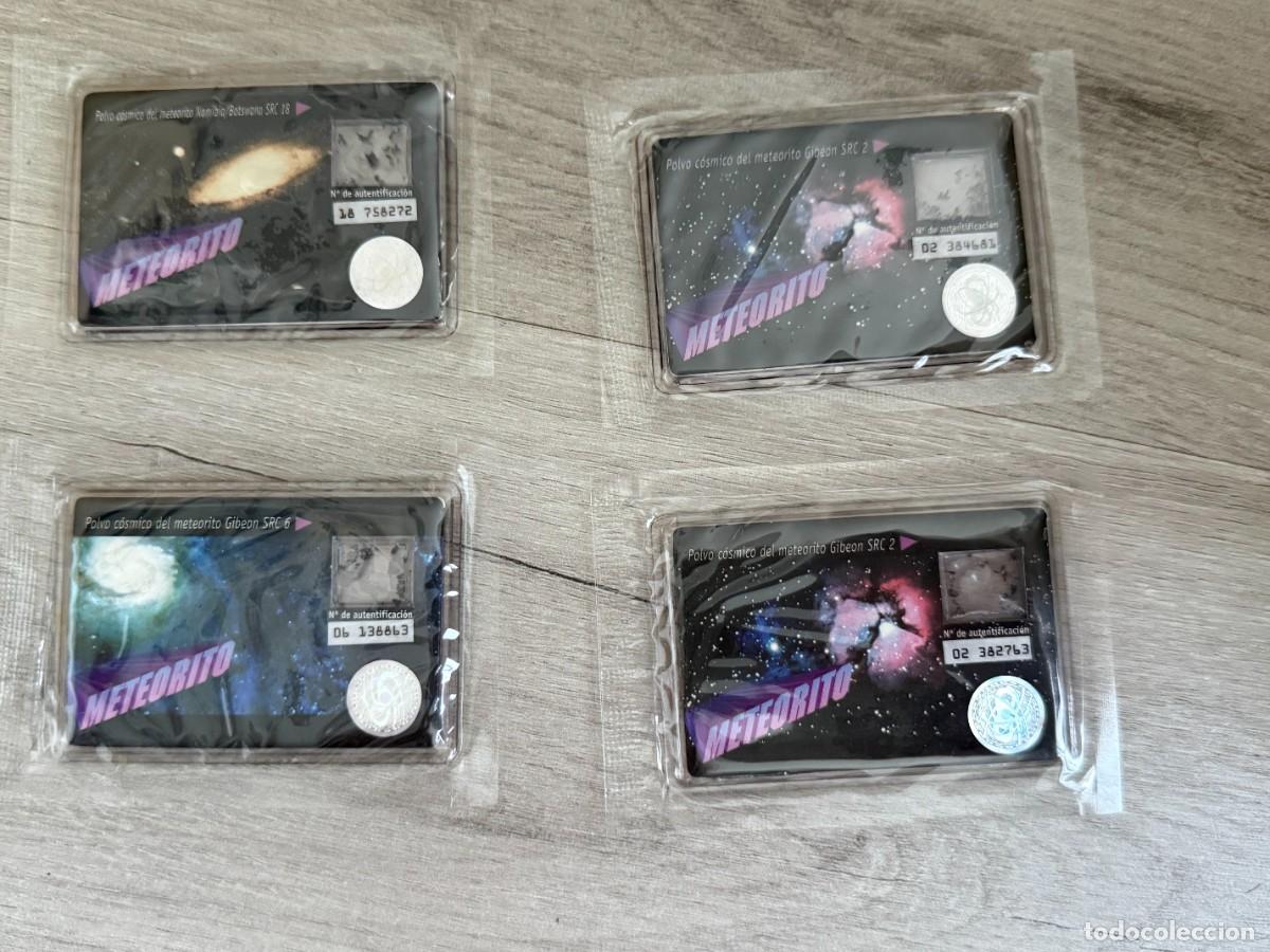 Coleccionismo Cromos antiguos: 4 cromos cerrados - Meteoritos de Nestl&eacute;