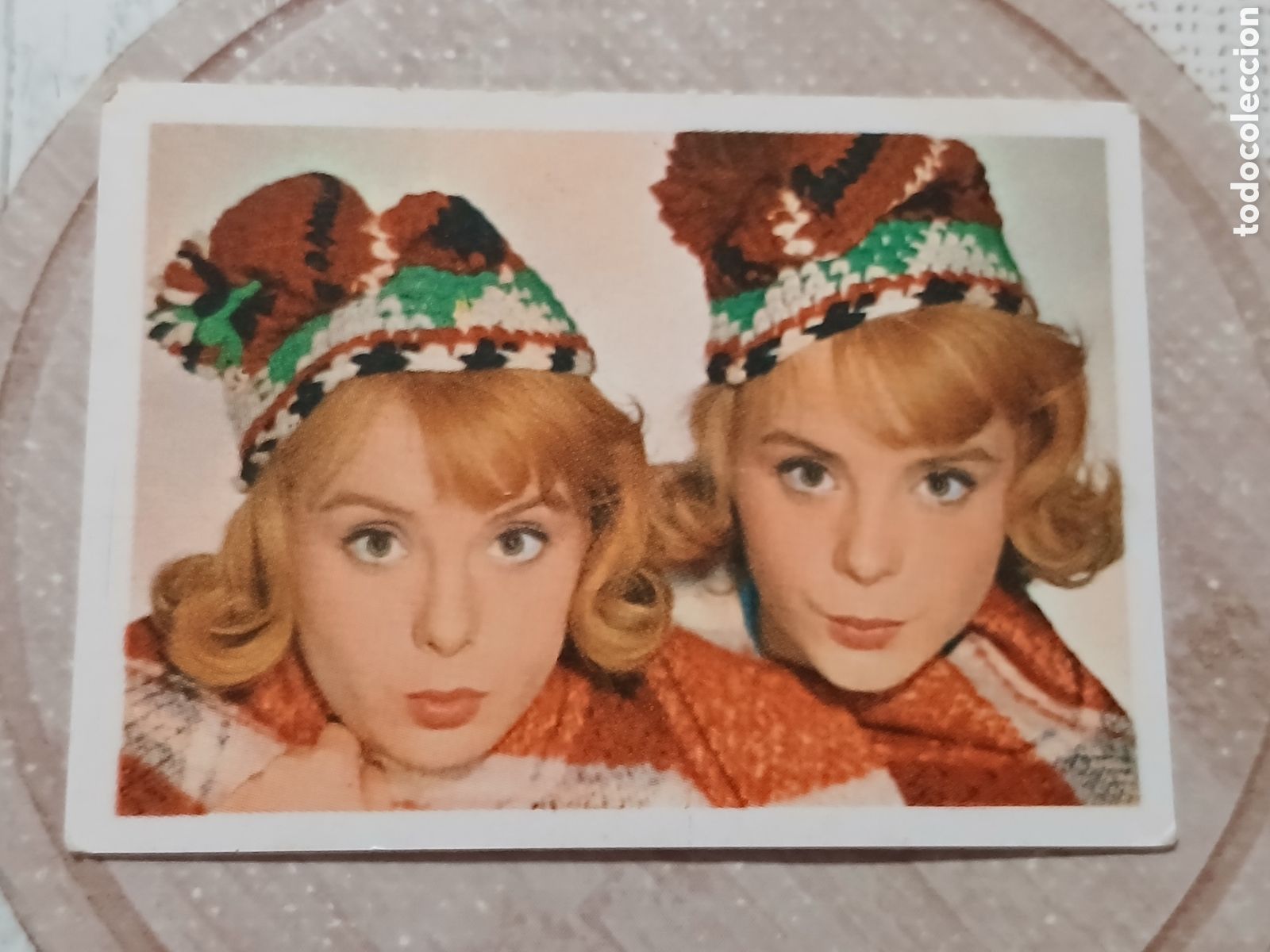 Coleccionismo Cromos antiguos: Cromo Cigarrillos Cumbre n&deg; 168 Pili y Mili -Estrellas del cine y de la canci&oacute;n-