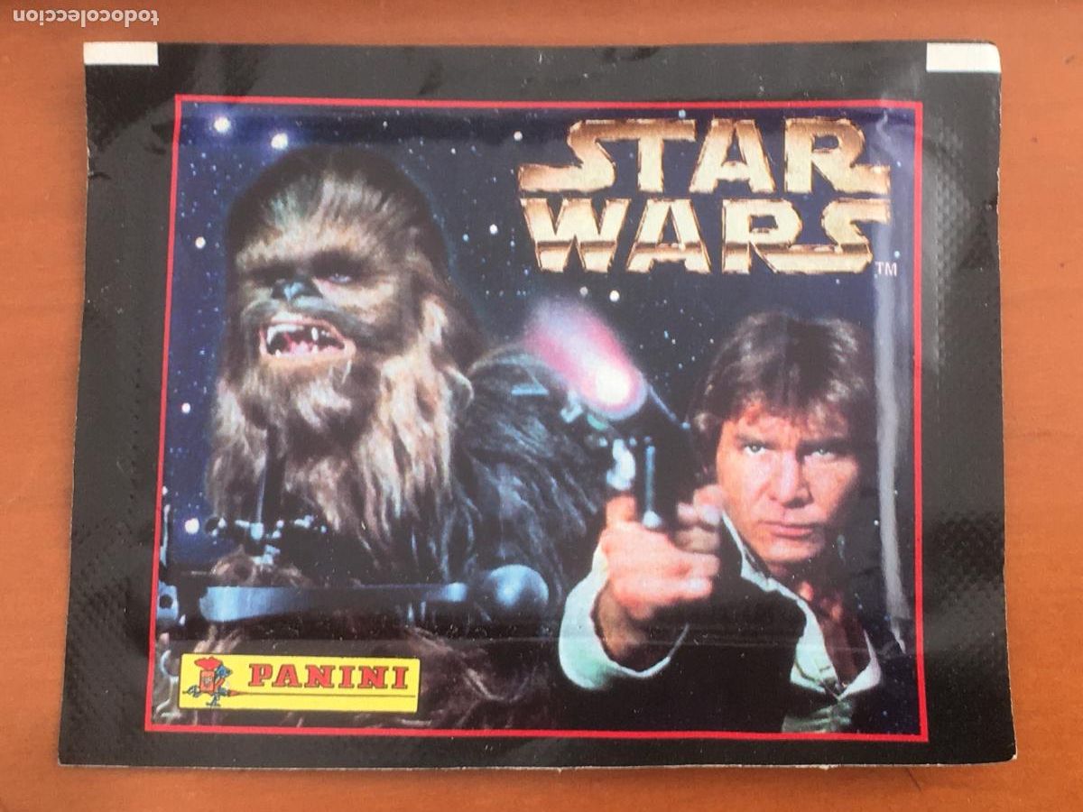 Coleccionismo Cromos antiguos: star wars la guerra de las galaxias panini sobre de cromos sin abrir cerrado