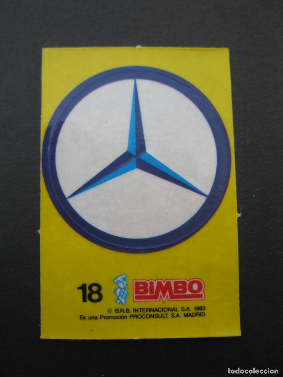 Coleccionismo Cromos antiguos: MARCAS DE COCHES - CROMO N&ordm; 18 - MERCEDES-BENZ - BIMBO - NUNCA PEGADO.