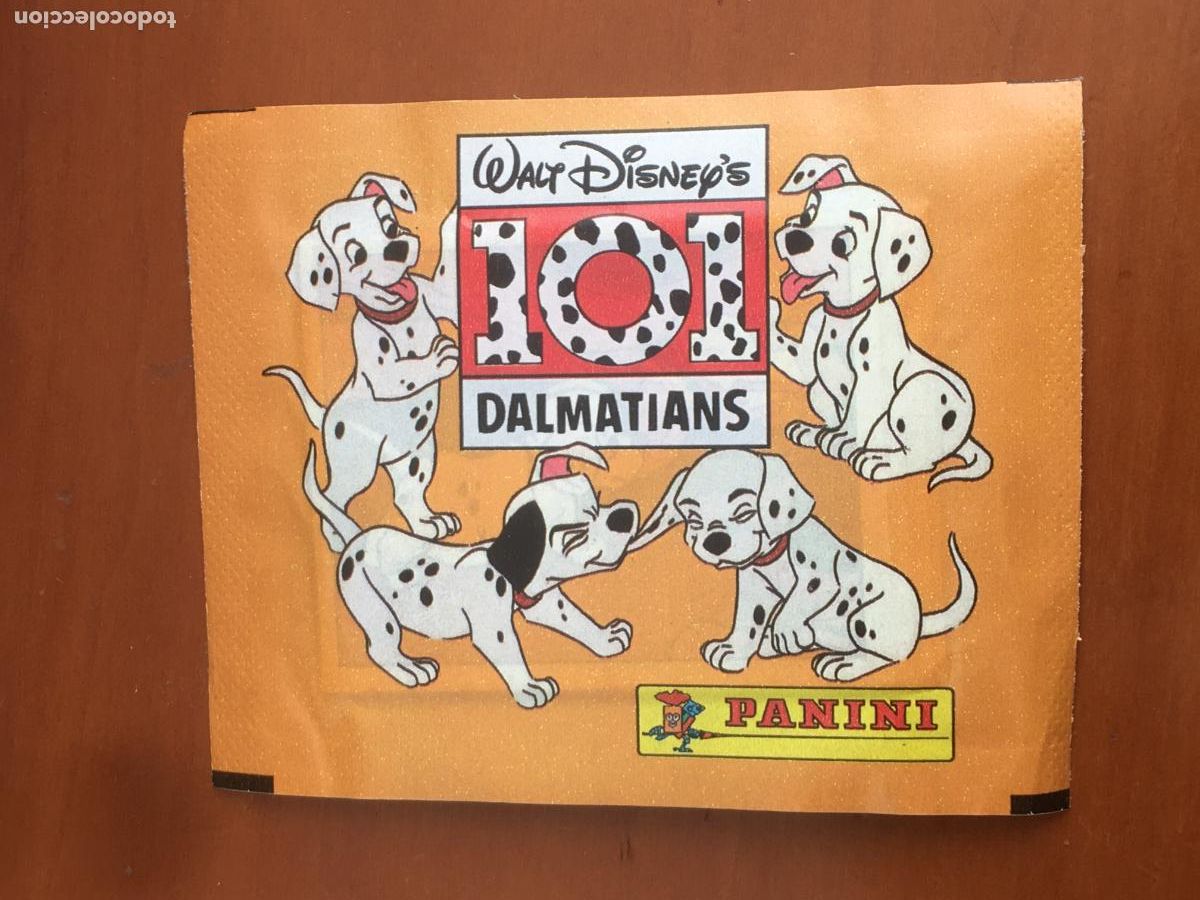 Coleccionismo Cromos antiguos: 101 dalmatas panini disney sobre cromos sin abrir cerrado