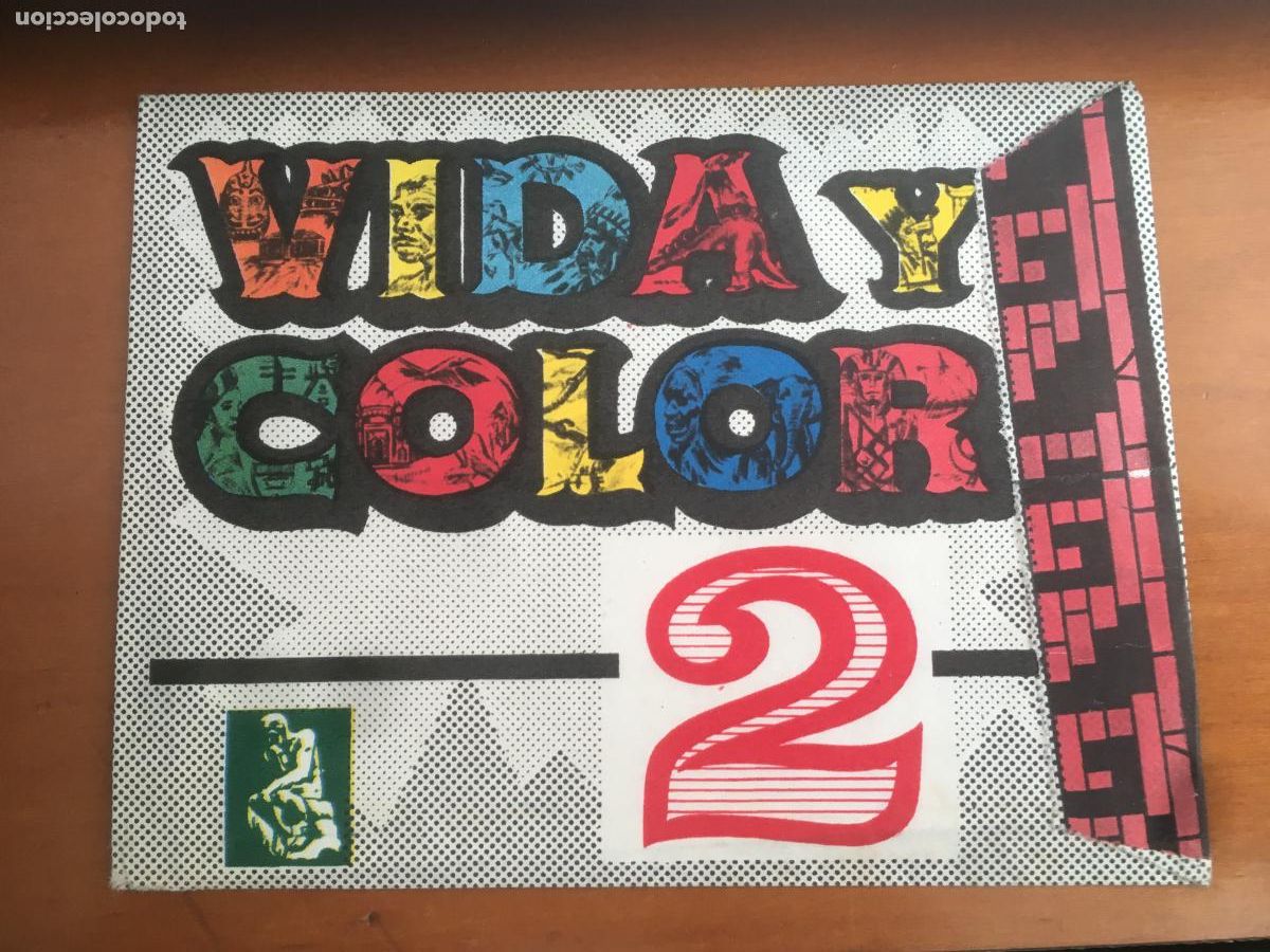 Coleccionismo Cromos antiguos: vida y color 2 sobre cromos sin abrir cerrado