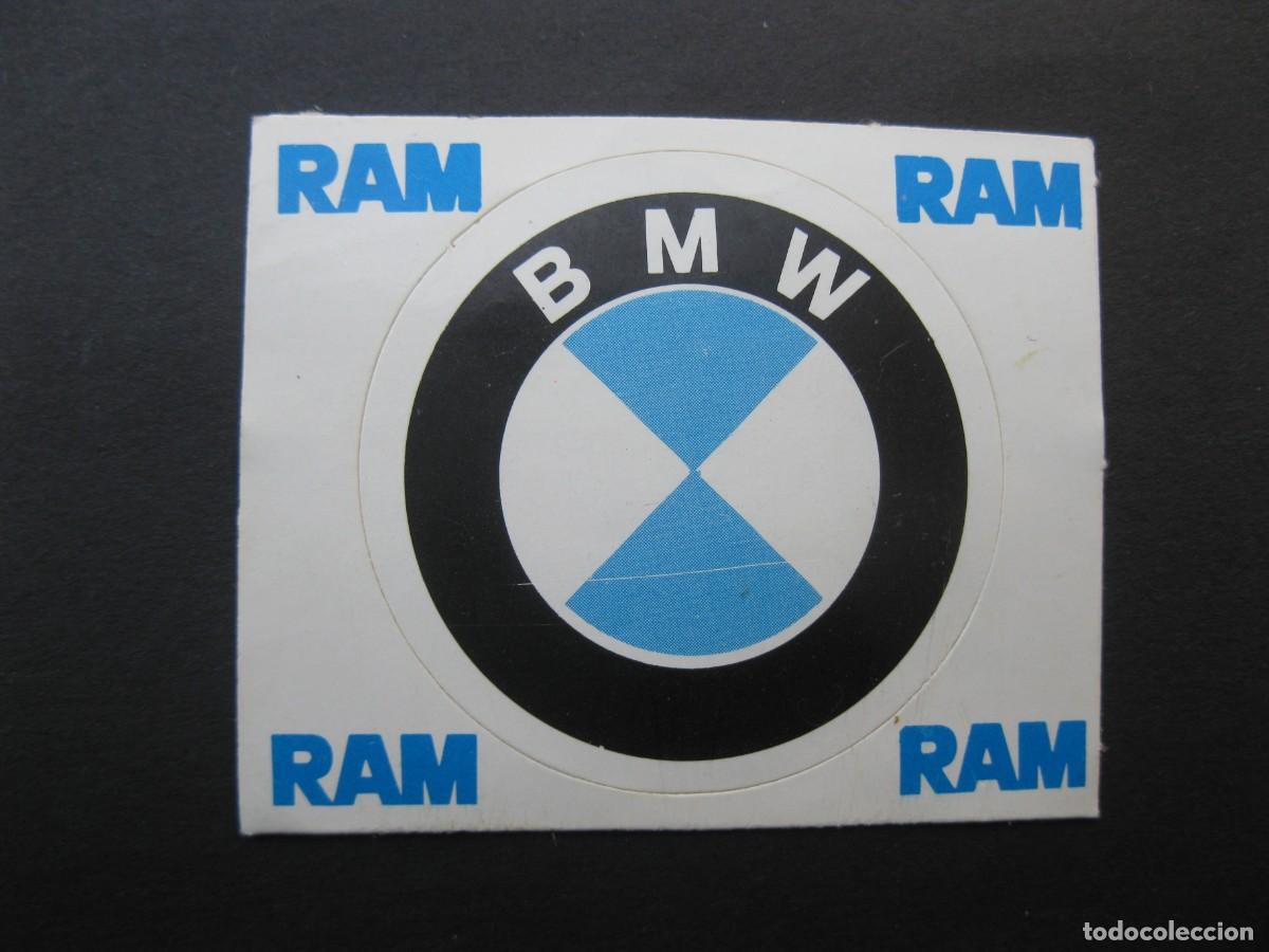Coleccionismo Cromos antiguos: CROMO - MARCAS DE COCHES - BMW - RAM - NUNCA PEGADO.