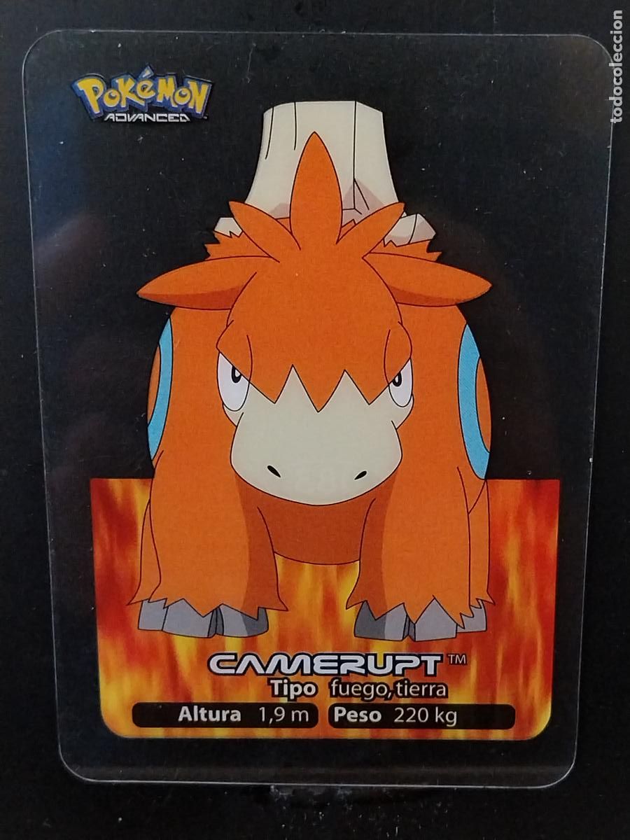 Coleccionismo Cromos antiguos: POKEMON LAMINCARDS EDIBAS MC CROMO 083 CAMERUPT A&Ntilde;O 2005 JUGADA ORIGINAL