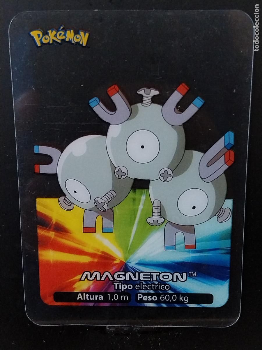 Coleccionismo Cromos antiguos: POKEMON LAMINCARDS EDIBAS MC CROMO 082 MAGNETON A&Ntilde;O 2005 JUGADA ORIGINAL