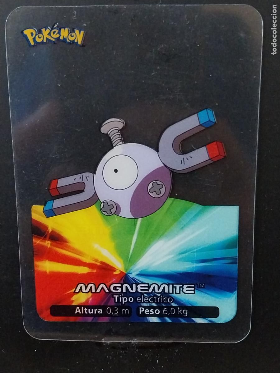 Coleccionismo Cromos antiguos: POKEMON LAMINCARDS EDIBAS MC CROMO 081 MAGNEMITE A&Ntilde;O 2005 JUGADA ORIGINAL