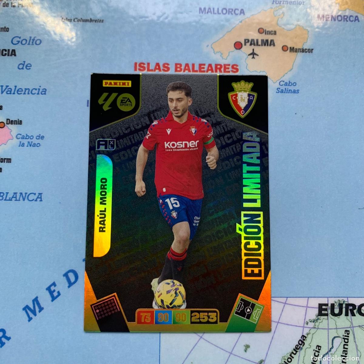 Coleccionismo Cromos antiguos: Raul Moro Edici&oacute;n limitada del Osasuna cromo adrenalyn XL 25-26 2025-2026