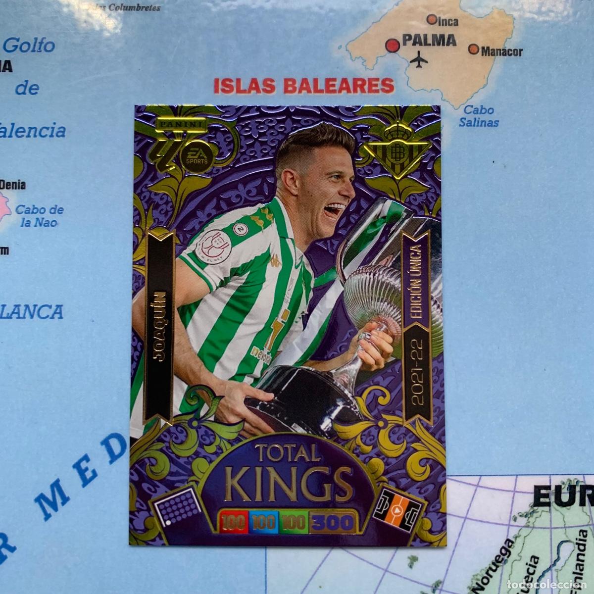 Coleccionismo Cromos antiguos: Joaqu&iacute;n Total Kings Edici&oacute;n Unica del Betis cromo adrenalyn XL 25-26 2025-2026
