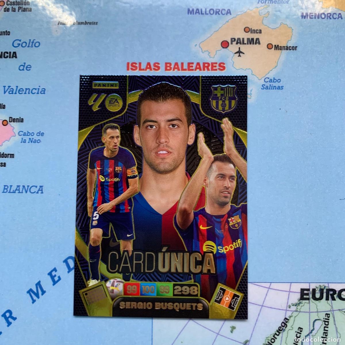 Coleccionismo Cromos antiguos: Busquets Card Unica del Barcelona cromo adrenalyn XL 25-26 2025-2026