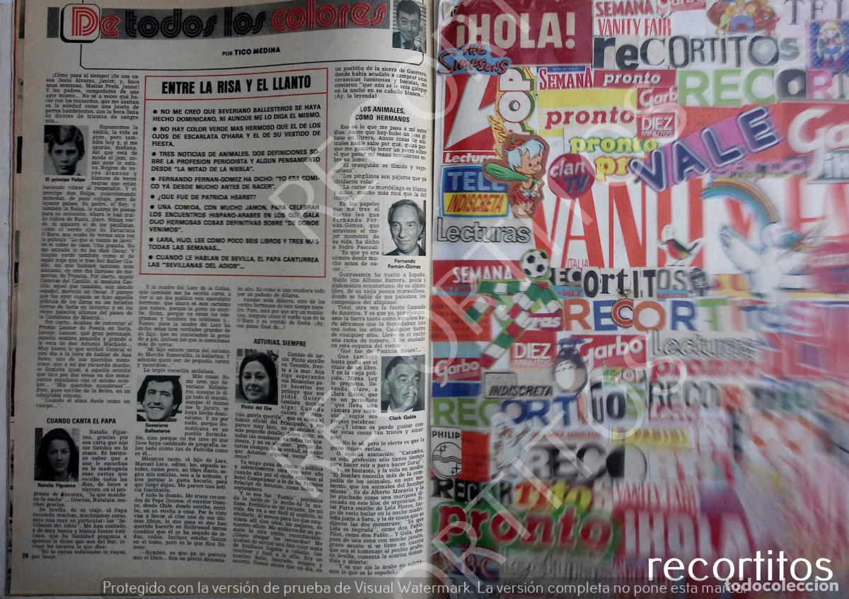 Coleccionismo Cromos antiguos: FERNANDO FERNAN GOMEz clark gable pinito del oro severiano ballesteros natalia figueroa el PRINCIPE