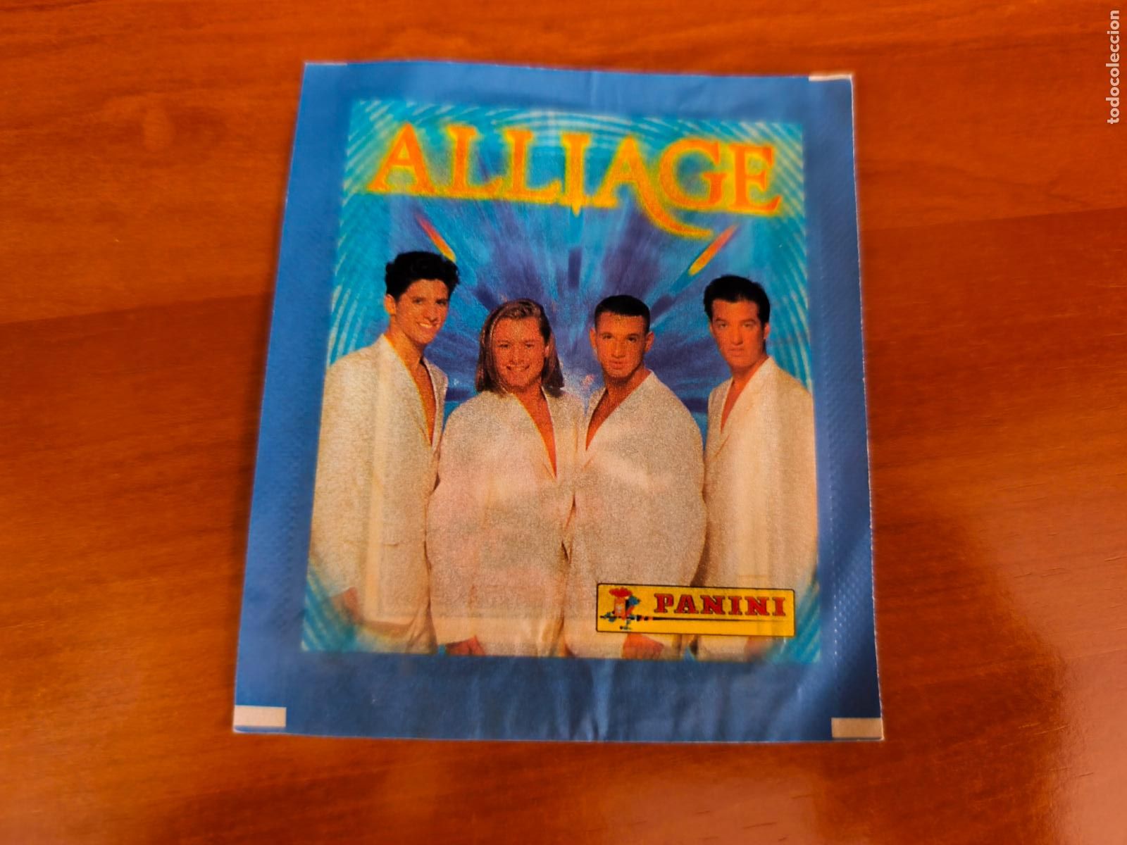 Coleccionismo Cromos antiguos: SOBRE SIN ABRIR DE ALLIAGE GRUPO MUSICAL DE PANINI