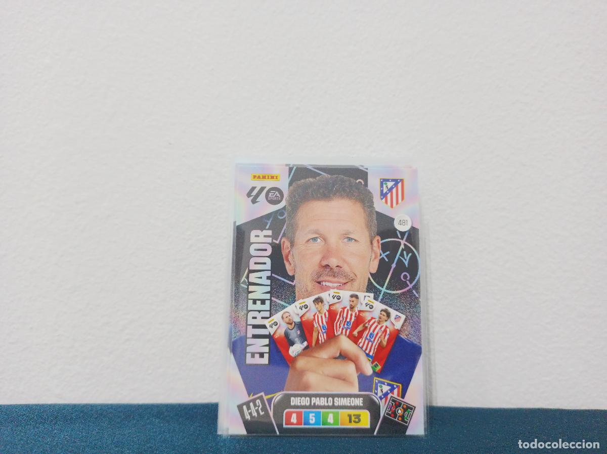 Coleccionismo Cromos antiguos: 481 DIEGO PABLO SIMEONE ENTRENADOR ATL&Eacute;TICO DE MADRID PANINI ADRENALYN XL 25 26