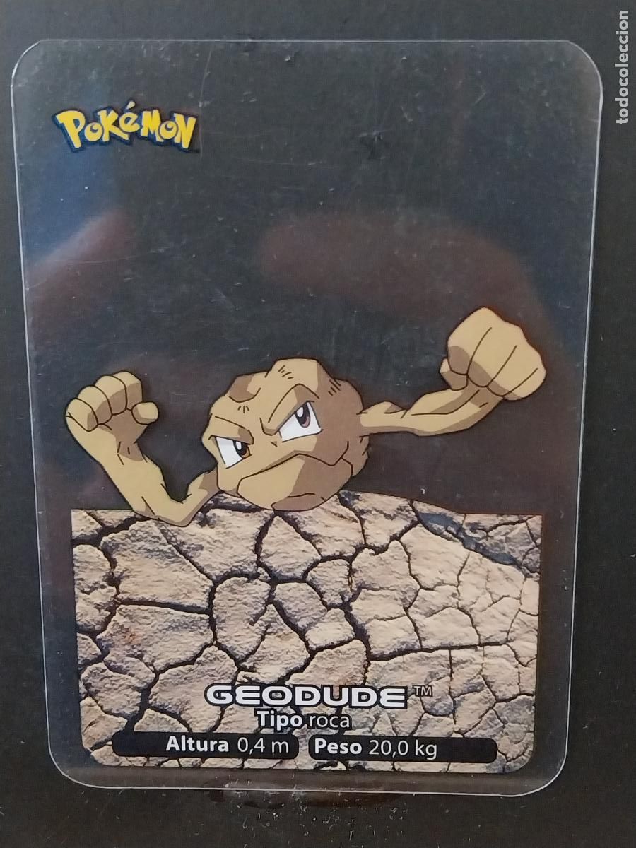Coleccionismo Cromos antiguos: POKEMON LAMINCARDS EDIBAS MC CROMO 074 GEODUDE A&Ntilde;O 2005 JUGADA ORIGINAL