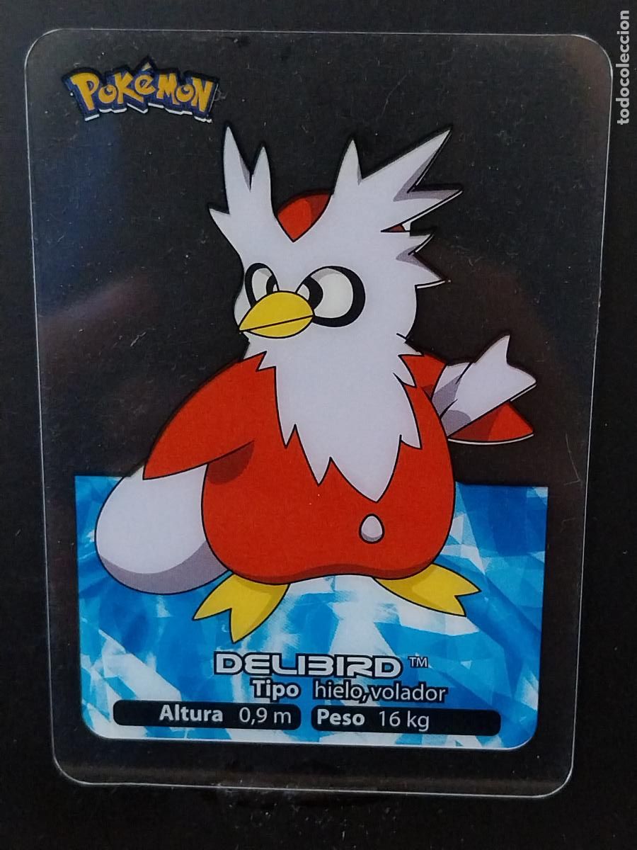 Coleccionismo Cromos antiguos: POKEMON LAMINCARDS EDIBAS MC CROMO 070 DELIBIRD A&Ntilde;O 2005 JUGADA ORIGINAL