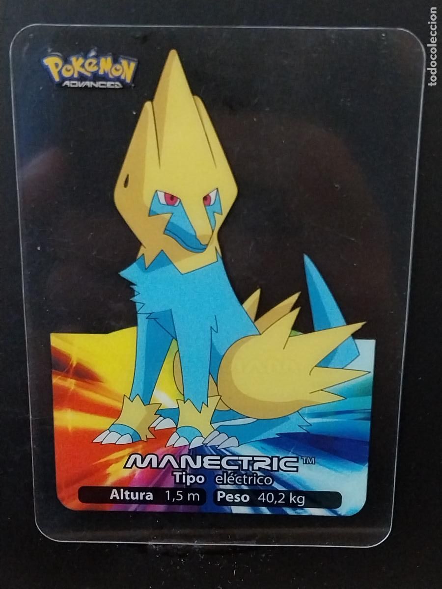 Coleccionismo Cromos antiguos: POKEMON LAMINCARDS EDIBAS MC CROMO 070 MANECTRIC A&Ntilde;O 2005 JUGADA ORIGINAL