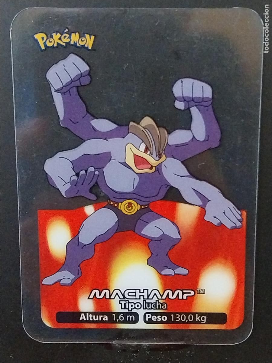 Coleccionismo Cromos antiguos: POKEMON LAMINCARDS EDIBAS MC CROMO 068 MACHAMP A&Ntilde;O 2005 JUGADA ORIGINAL