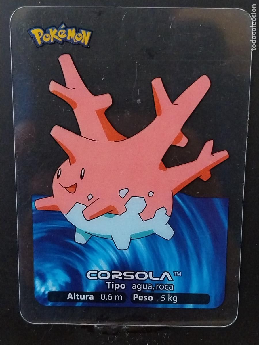 Coleccionismo Cromos antiguos: POKEMON LAMINCARDS EDIBAS MC CROMO 067 CORSOLA A&Ntilde;O 2006 JUGADA ORIGINAL