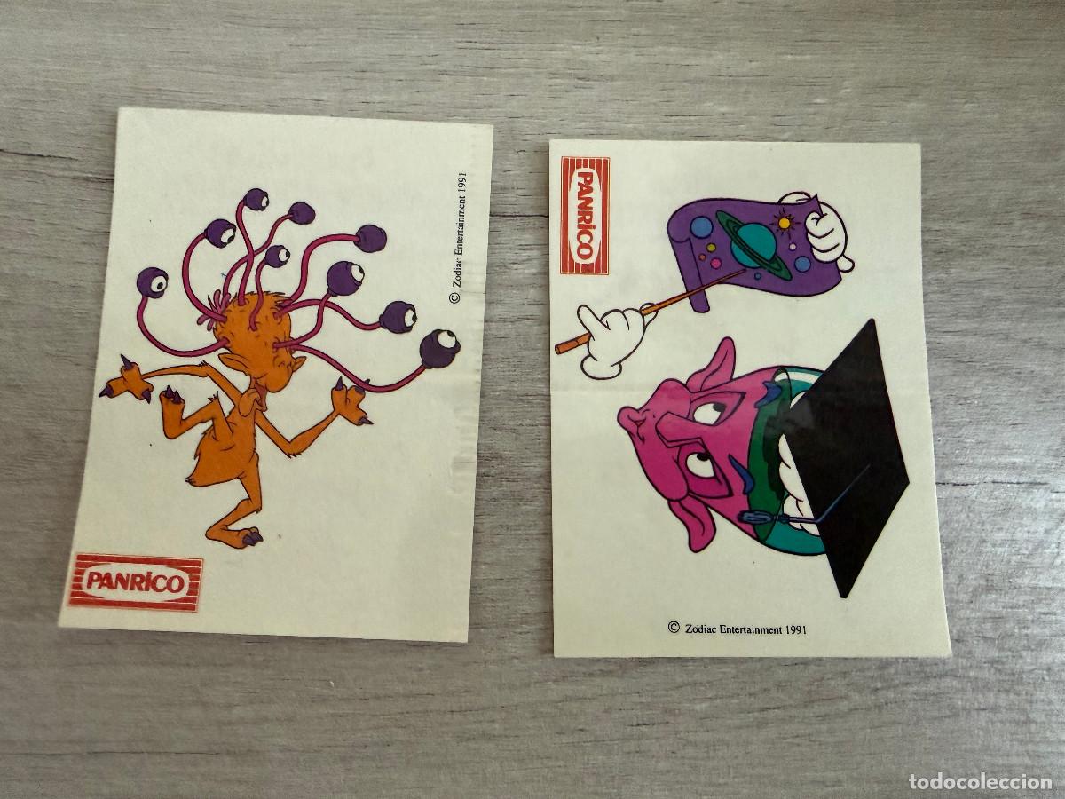 Coleccionismo Cromos antiguos: 2 Super-adhesivos Widget de Panrico
