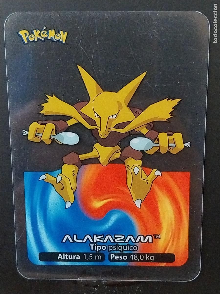 Coleccionismo Cromos antiguos: POKEMON LAMINCARDS EDIBAS MC CROMO 065 ALAKAZAN A&Ntilde;O 2005 JUGADA ORIGINAL