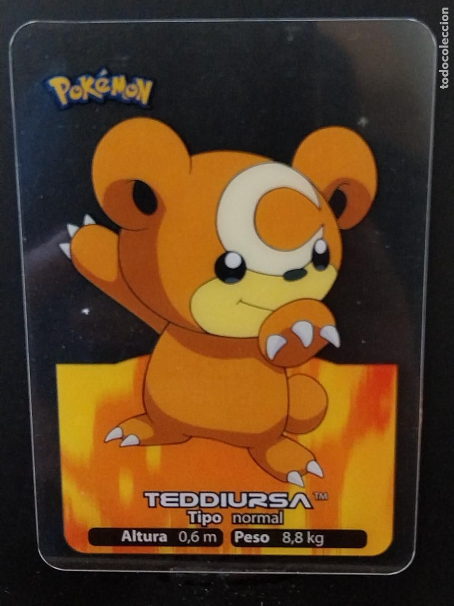 Coleccionismo Cromos antiguos: POKEMON LAMINCARDS EDIBAS MC CROMO 062 TEDDIURSA A&Ntilde;O 2006 JUGADA ORIGINAL