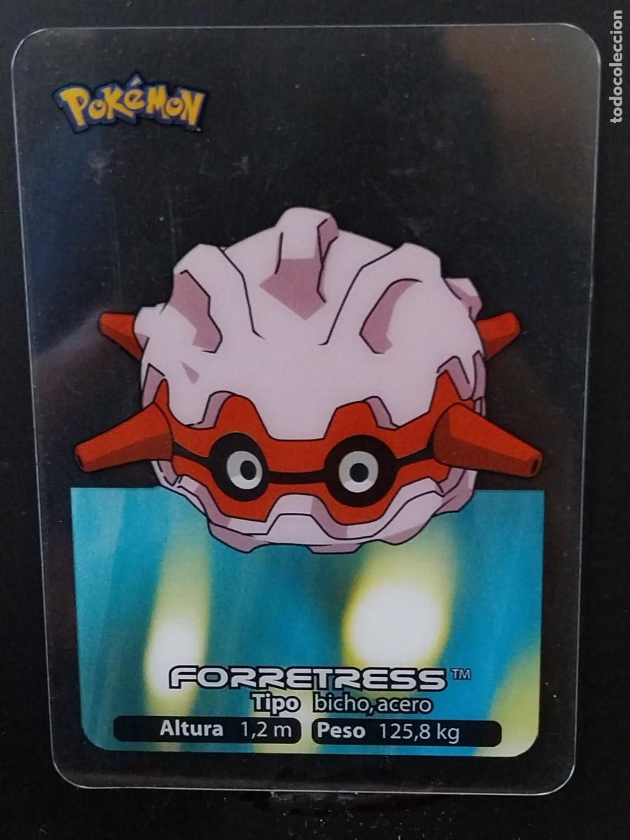 Coleccionismo Cromos antiguos: POKEMON LAMINCARDS EDIBAS MC CROMO 051 FORRETRESS A&Ntilde;O 2005 JUGADA ORIGINAL