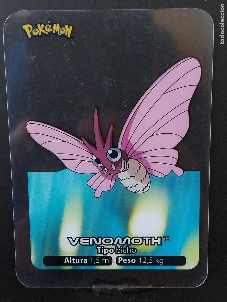 Coleccionismo Cromos antiguos: POKEMON LAMINCARDS EDIBAS MC CROMO 049 VENOMOTH A&Ntilde;O 2005 JUGADA ORIGINAL