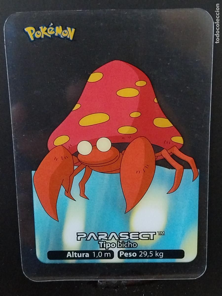 Coleccionismo Cromos antiguos: POKEMON LAMINCARDS EDIBAS MC CROMO 047 PARSECT A&Ntilde;O 2005 JUGADA ORIGINAL