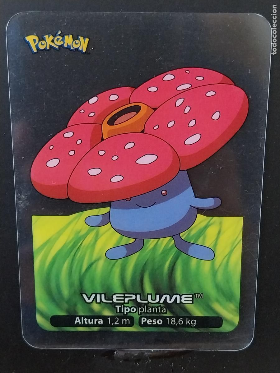 Coleccionismo Cromos antiguos: POKEMON LAMINCARDS EDIBAS MC CROMO 045 VILEPLUME A&Ntilde;O 2005 JUGADA ORIGINAL