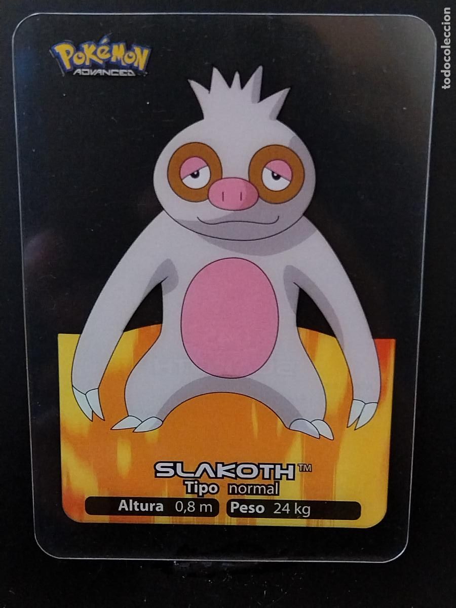 Coleccionismo Cromos antiguos: POKEMON LAMINCARDS EDIBAS MC CROMO 045 SLOKOTH A&Ntilde;O 2006 JUGADA ORIGINAL