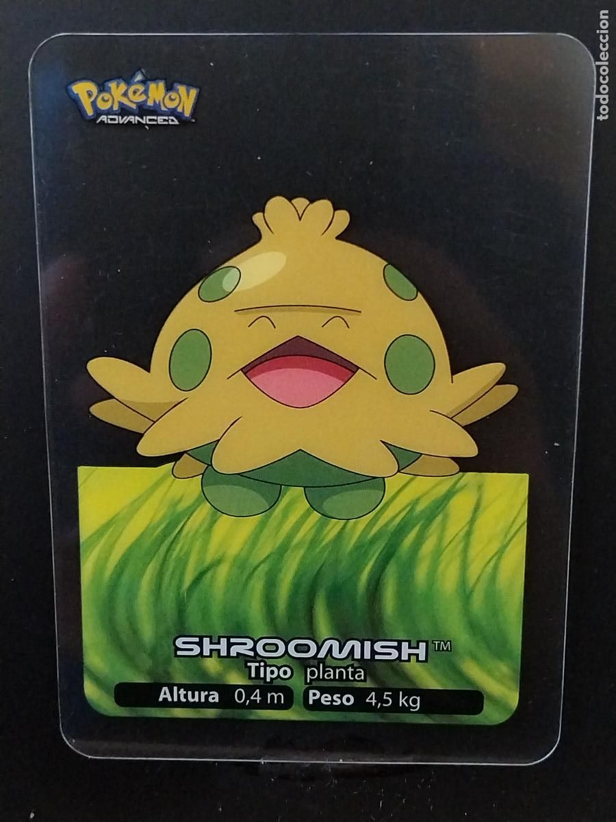 Coleccionismo Cromos antiguos: POKEMON LAMINCARDS EDIBAS MC CROMO 043 SHROOMISH A&Ntilde;O 2005 JUGADA ORIGINAL