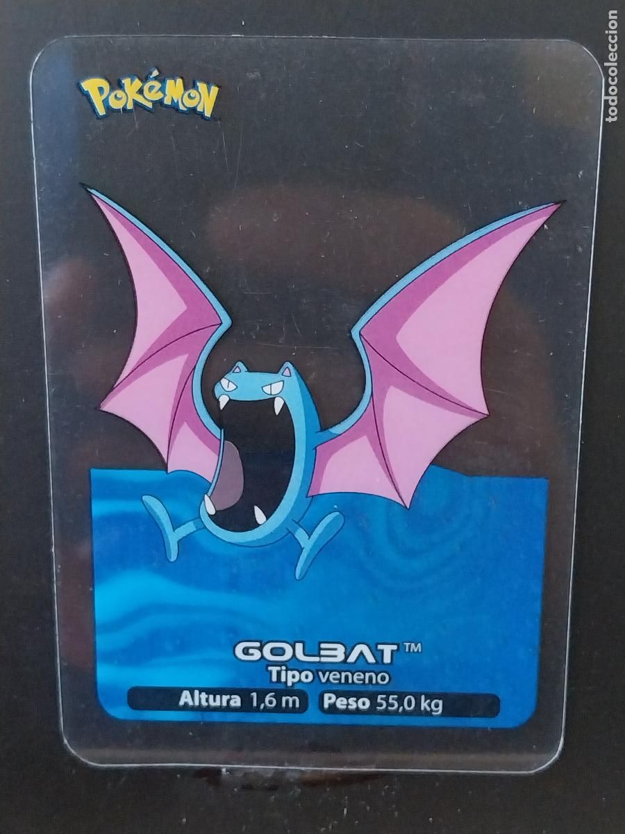 Coleccionismo Cromos antiguos: POKEMON LAMINCARDS EDIBAS MC CROMO 042 GOLBAT A&Ntilde;O 2005 JUGADA ORIGINAL
