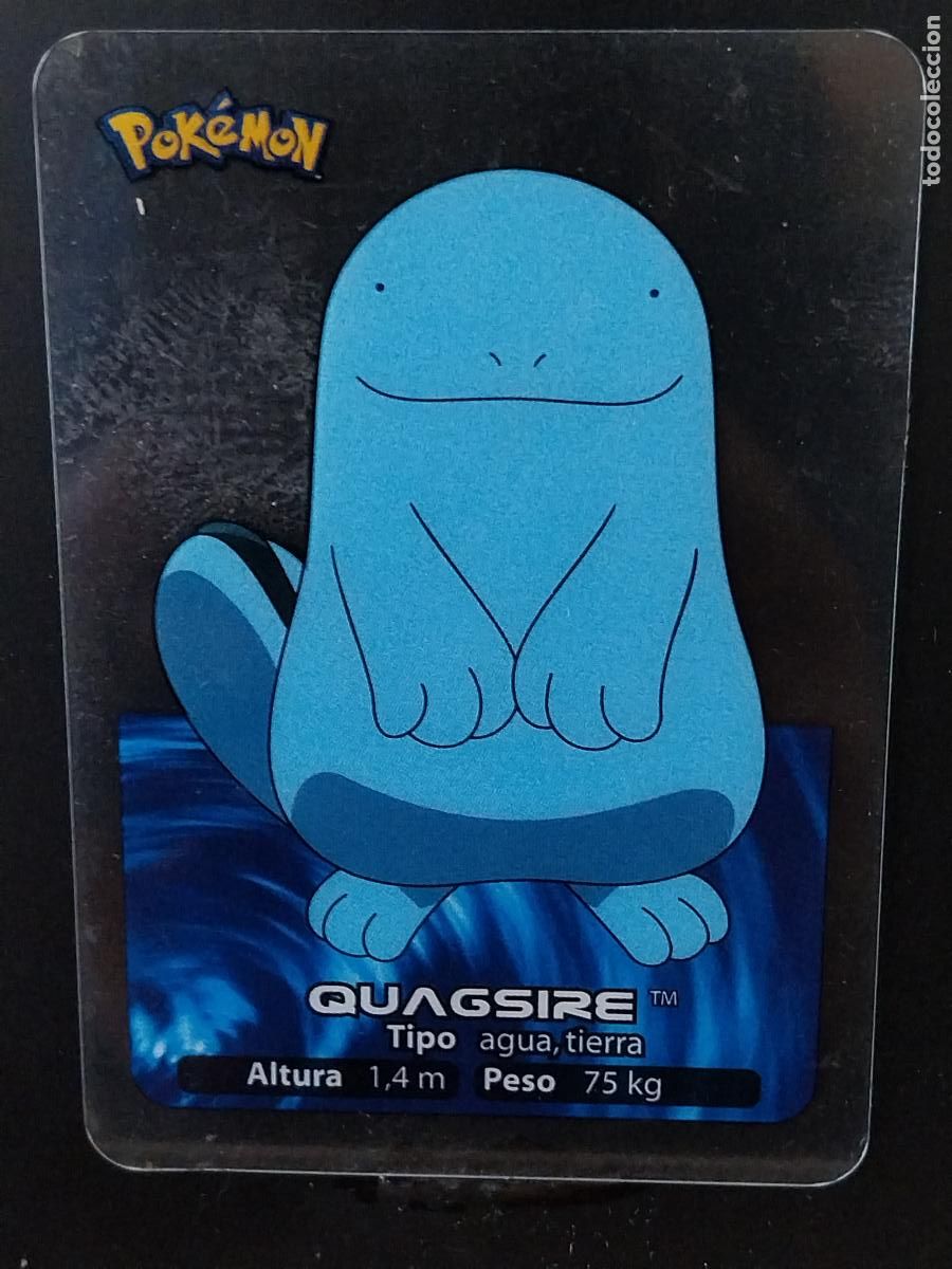 Coleccionismo Cromos antiguos: POKEMON LAMINCARDS EDIBAS MC CROMO 041 QUAGSIRE A&Ntilde;O 2006 JUGADA ORIGINAL