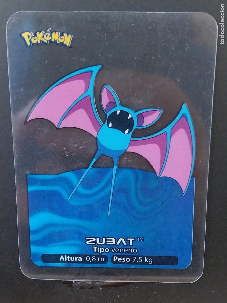 Coleccionismo Cromos antiguos: POKEMON LAMINCARDS EDIBAS MC CROMO 041 ZUBAT A&Ntilde;O 2005 JUGADA ORIGINAL