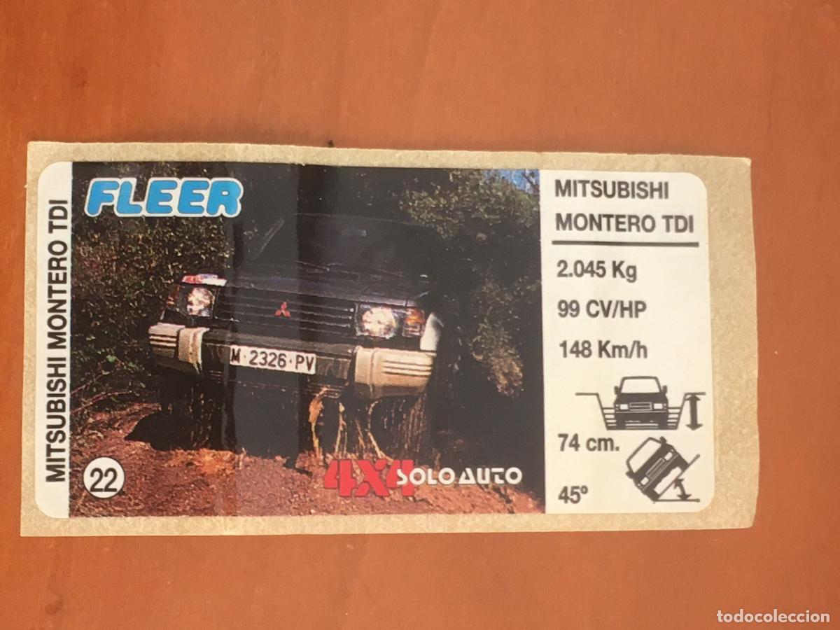 Coleccionismo Cromos antiguos: fleer 4x4 mitsubishi cromo chicle nunca pegado