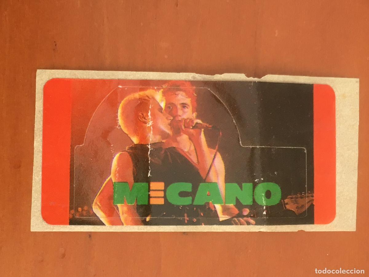 Coleccionismo Cromos antiguos: mecano cromo chicle nunca pegado