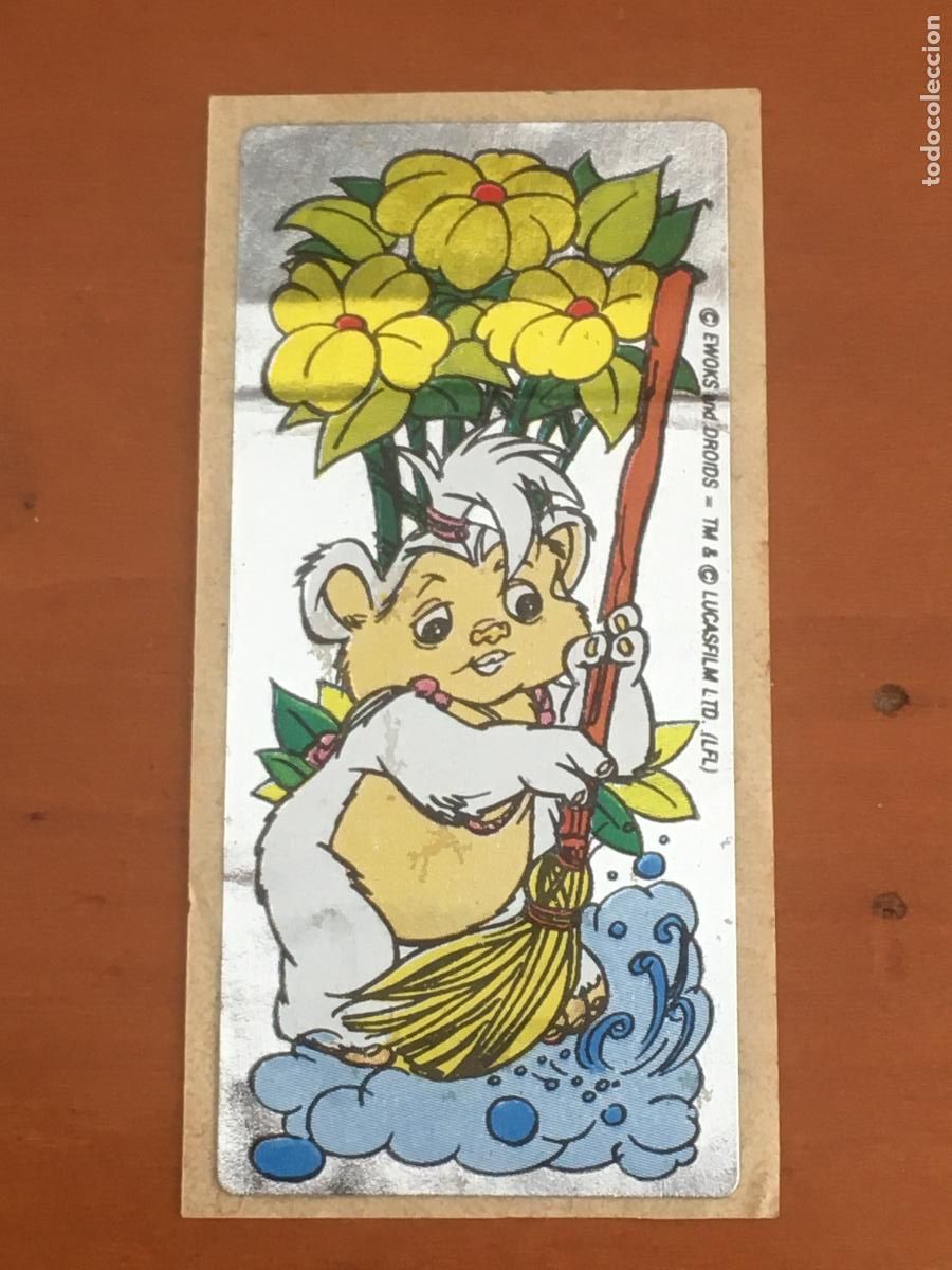 Collezionismo Figurine antiche: ewoks star wars guerra galaxias cromo chicle nunca pegado