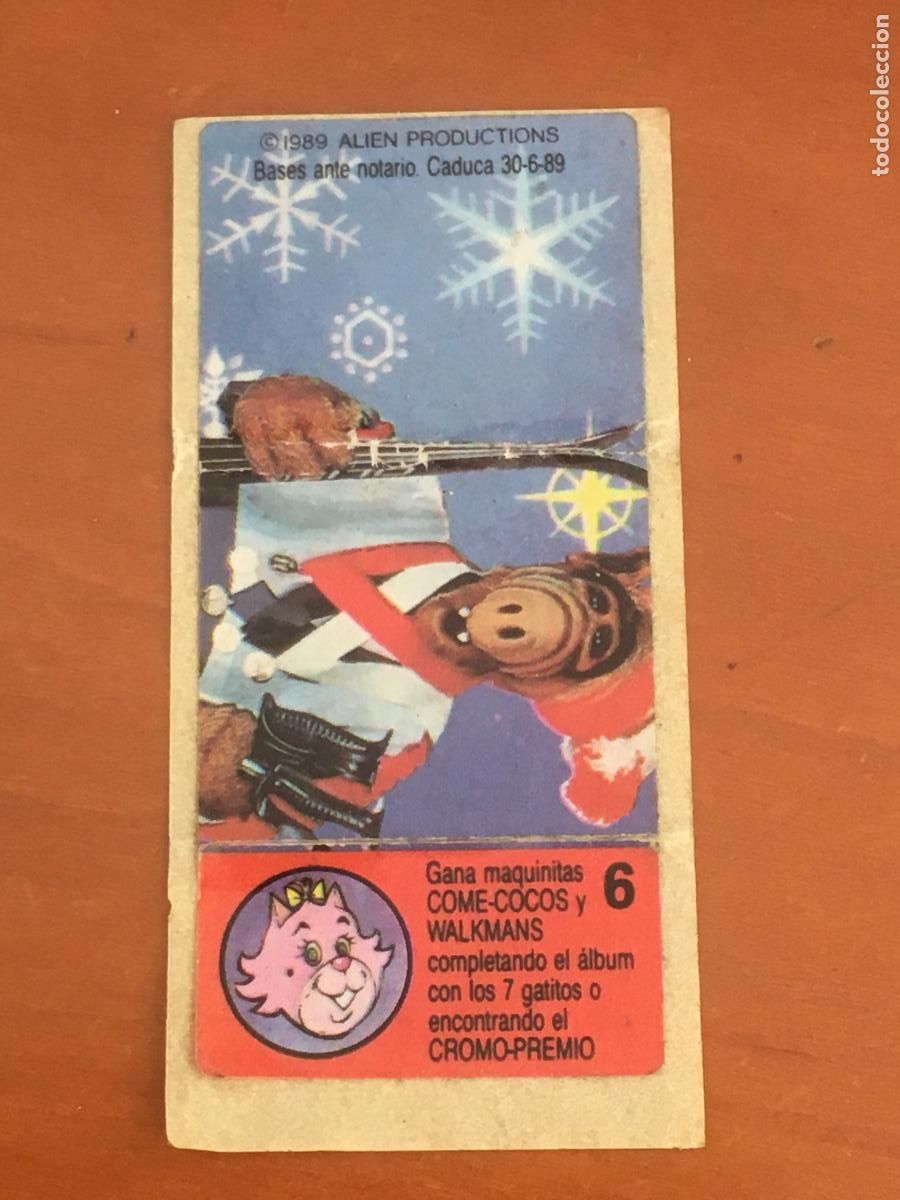 Collectable Antique Stickers: alf cromo chicle nunca pegado