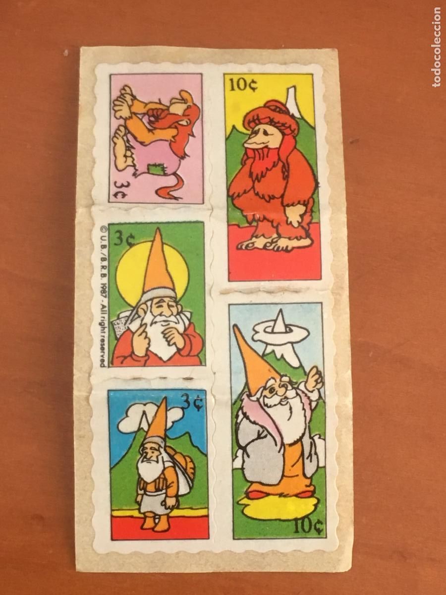 Coleccionismo Cromos antiguos: david el gnomo llamada gnomos cromo chicle nunca pegado
