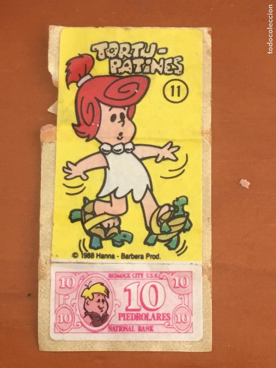 Coleccionismo Cromos antiguos: los picapiedra n&ordm; 11 cromo chicle nunca pegado