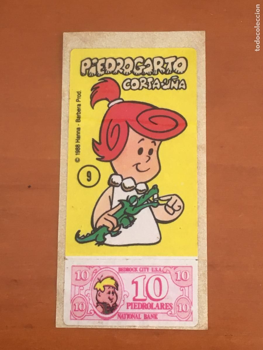 Coleccionismo Cromos antiguos: los picapiedra n&ordm; 9 cromo chicle nunca pegado