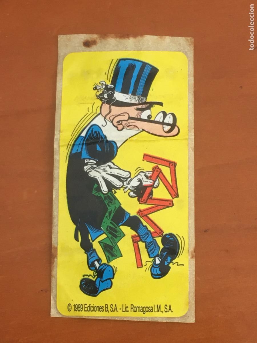 Coleccionismo Cromos antiguos: mortadelo disfraces cromo chicle nunca pegado