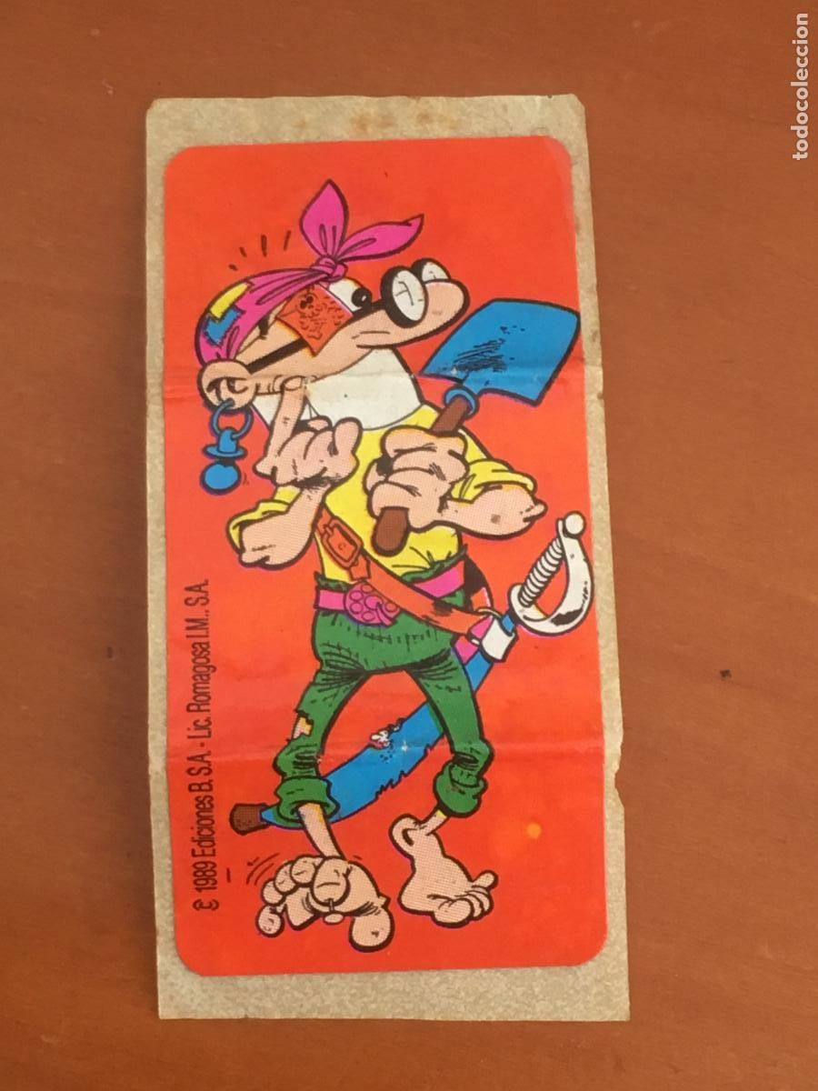 Coleccionismo Cromos antiguos: mortadelo disfraces cromo chicle nunca pegado