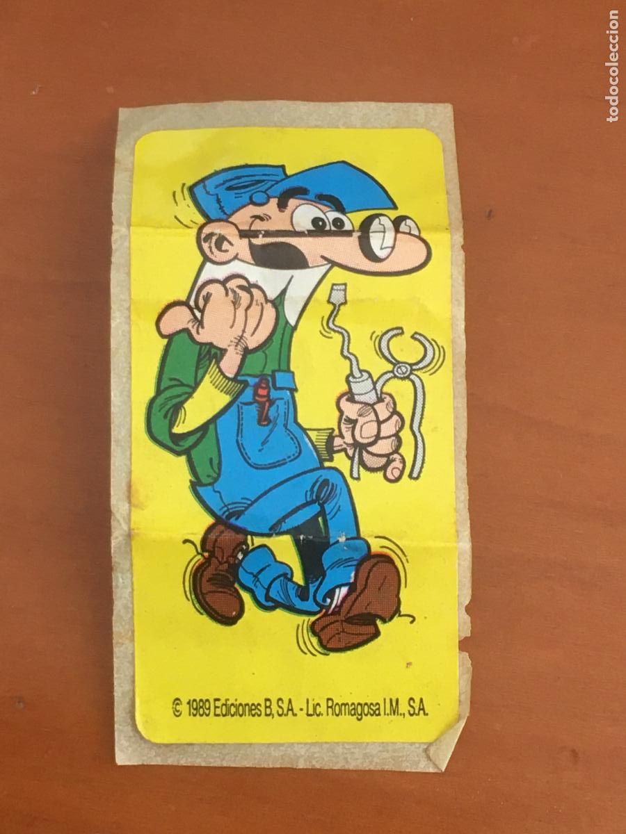Coleccionismo Cromos antiguos: mortadelo disfraces cromo chicle nunca pegado